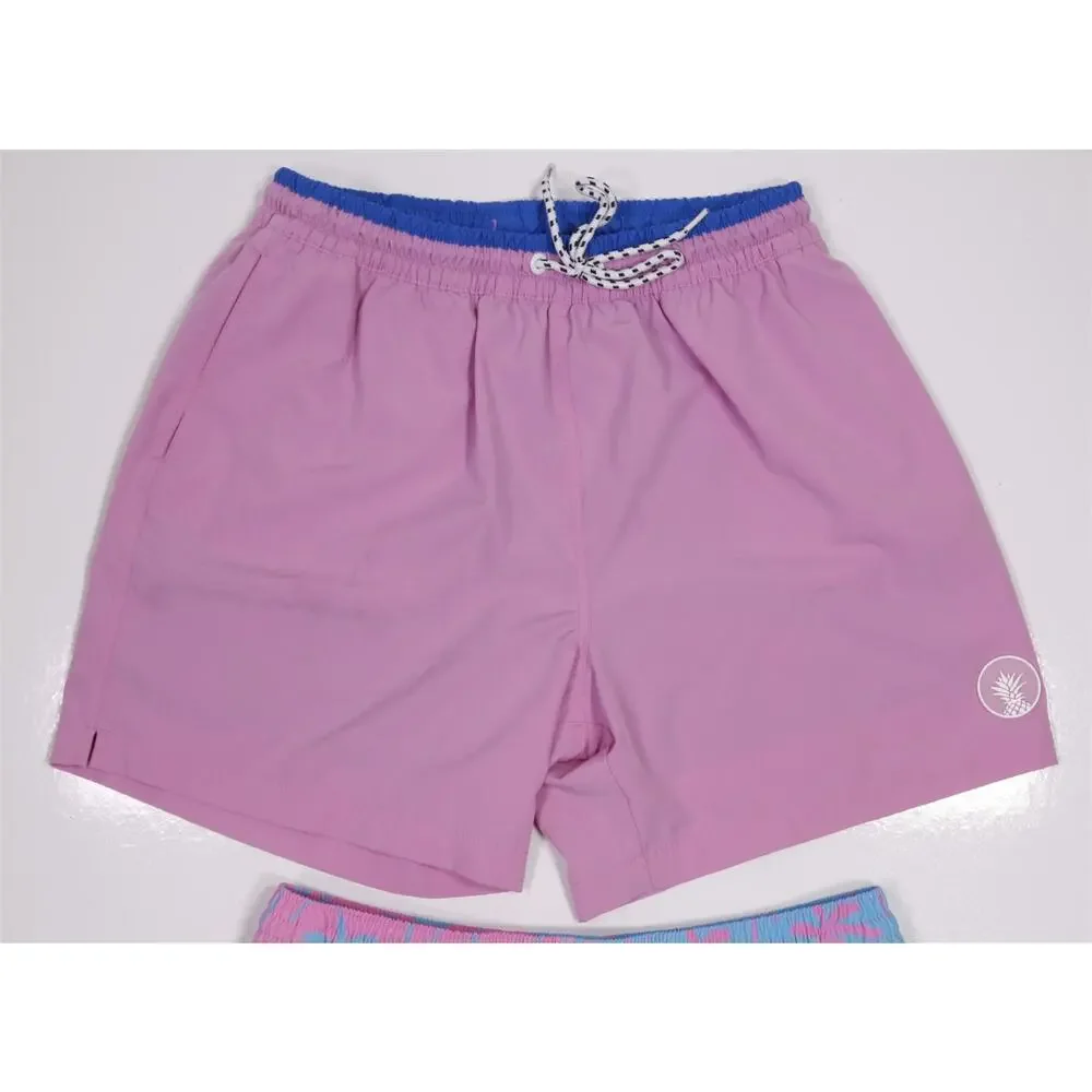 Chubbies Lot of 2 Swim Trunks Shorts Mens 5.5 Inseam Large